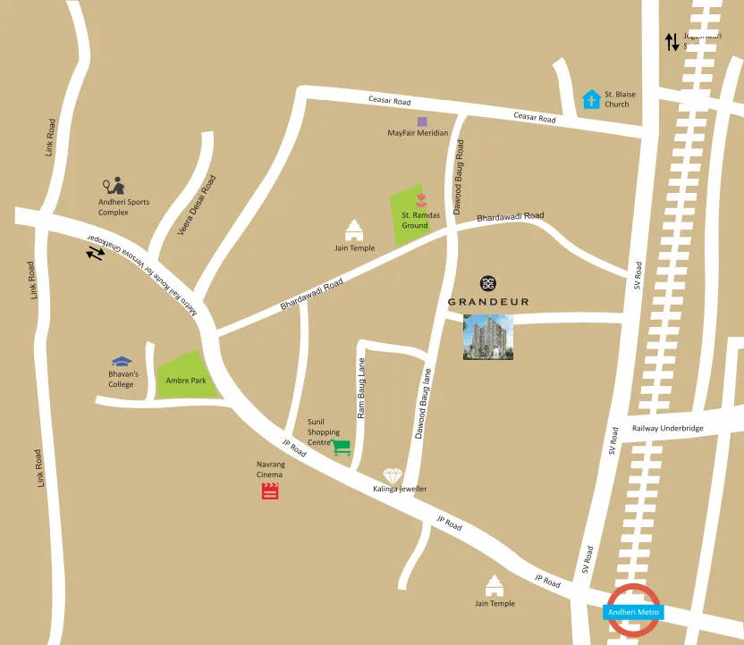 Vardhman Grandeur, Andheri West — floor plan 2