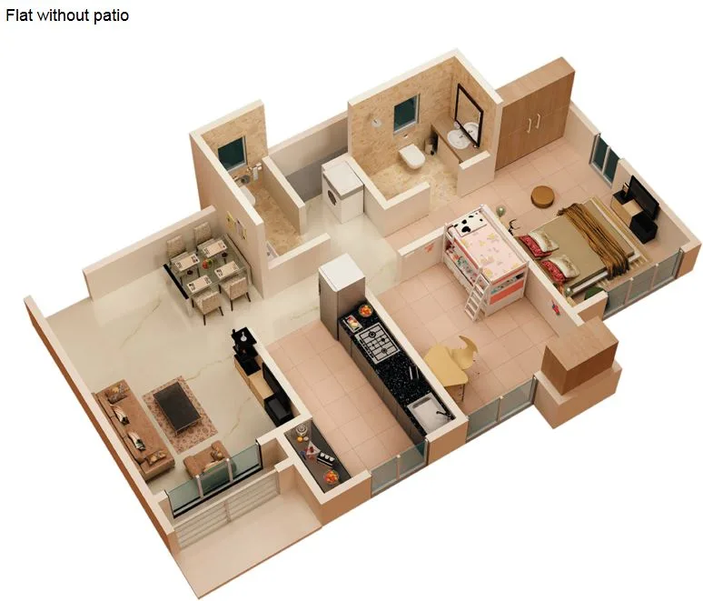 Puranik Capitol, Thane West — floor plan 1