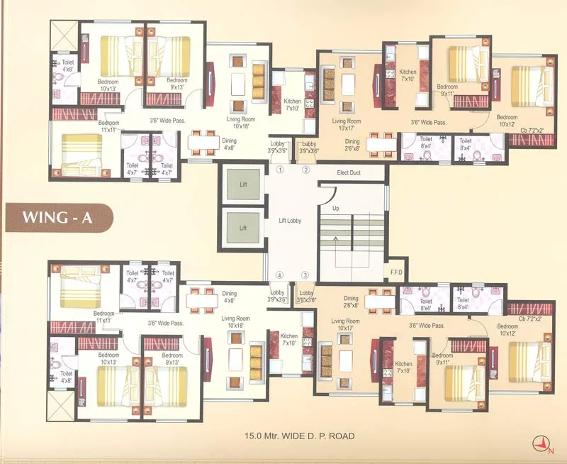 Athena, Thane West — floor plan 1