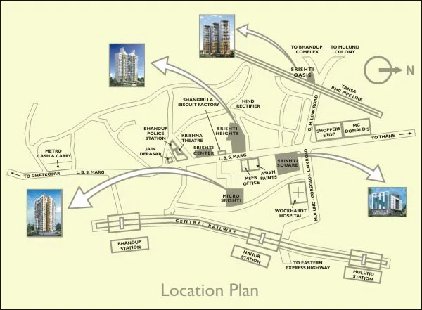 Srishti Oasis, Bhandup — floor plan 2