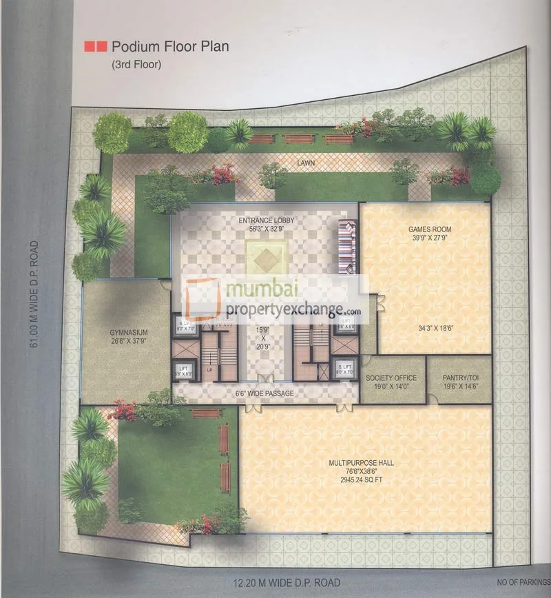 Brizo Residency, Chembur — floor plan 1