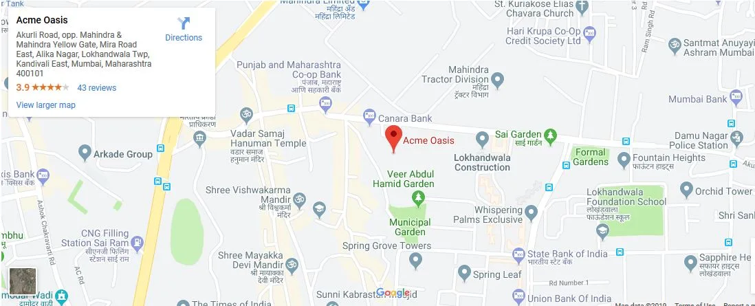 Acme Oasis, Kandivali East — floor plan 2