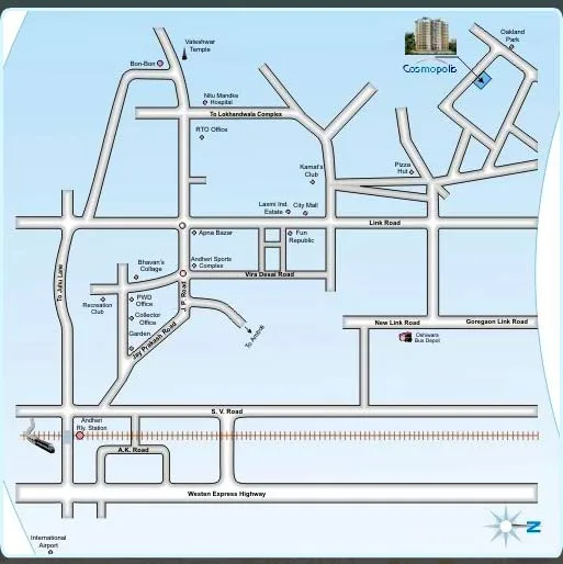 Cosmopolis, Andheri West — floor plan 2