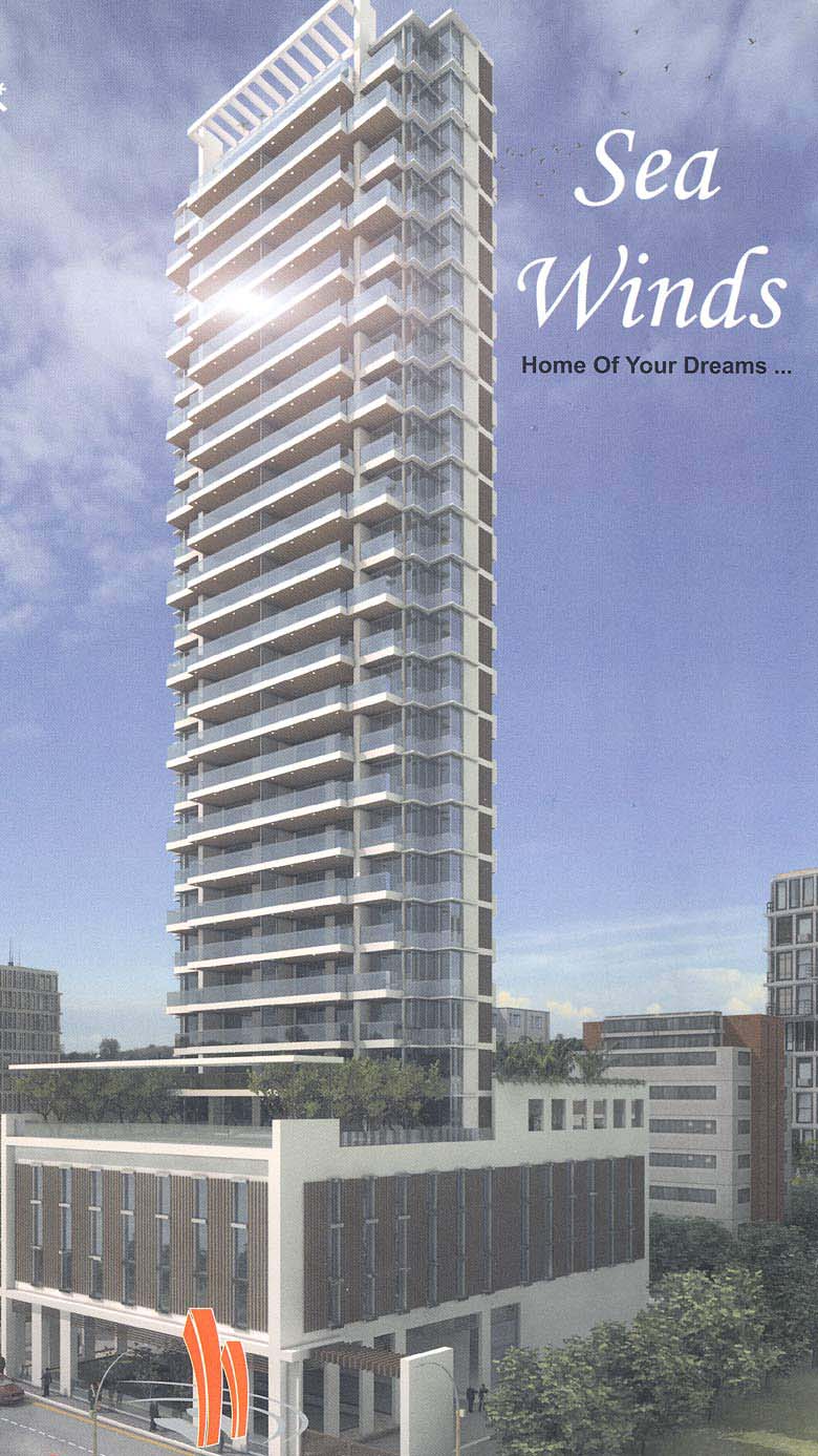 3 BHK Semi-Furnished in Sea Winds , Nerul