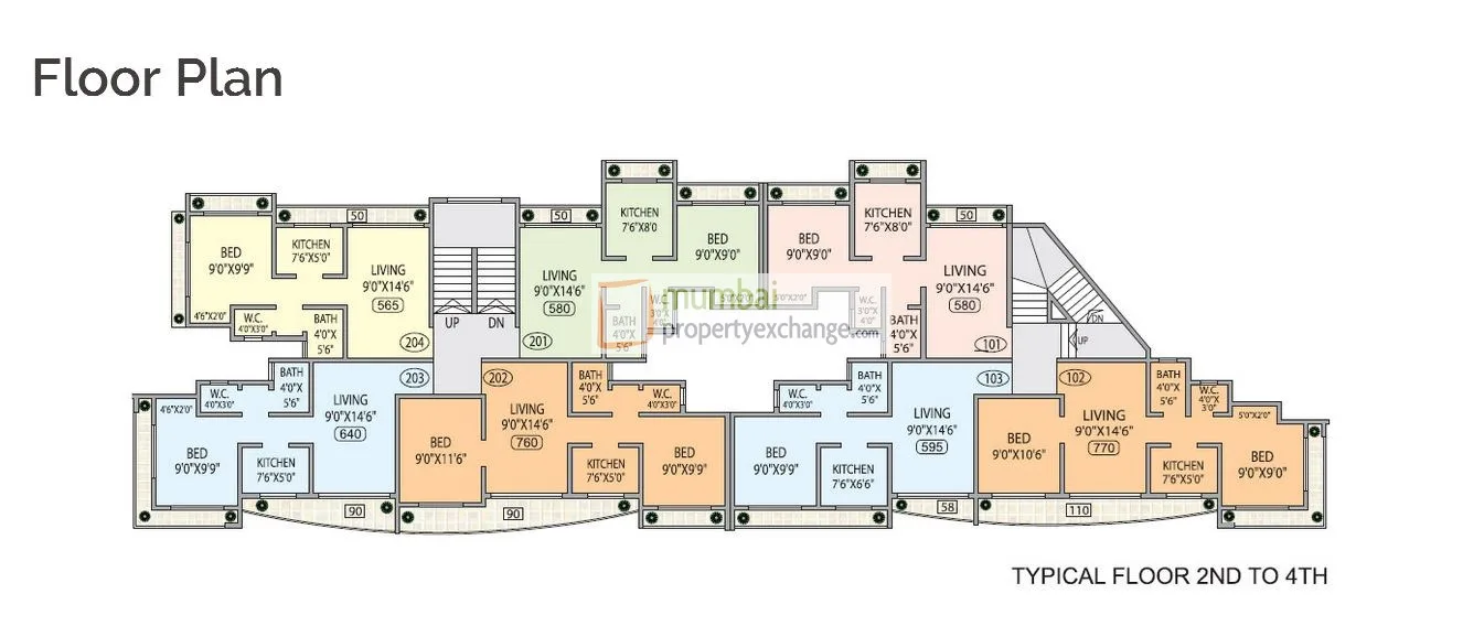 Sambhav Gold, Virar — floor plan 1
