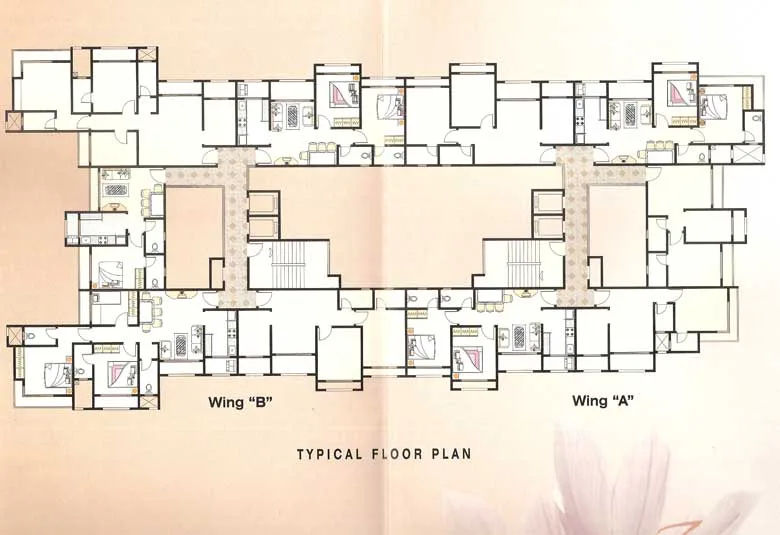 Gaurav Saffron, Mira Road — floor plan 1
