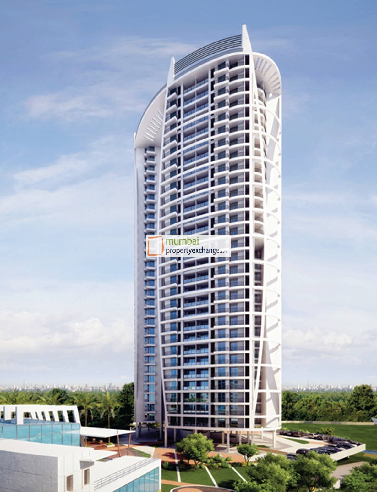 3 Semi-Furnished in Rosa Bella , Thane West