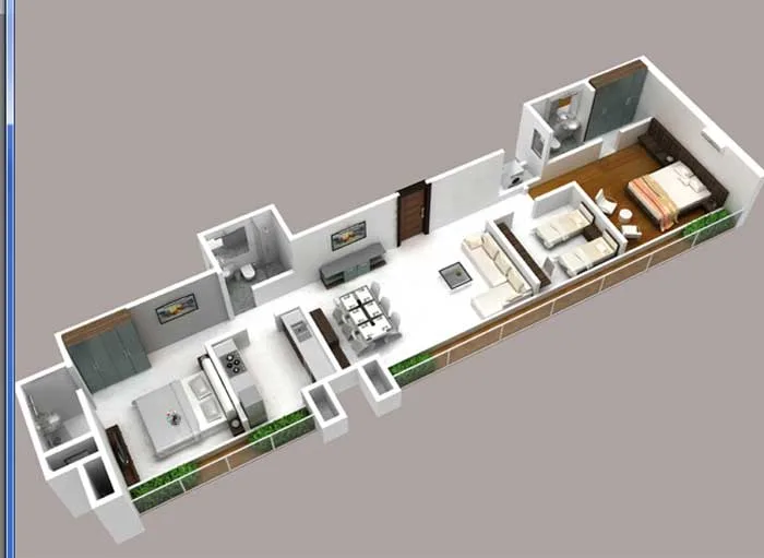 Conwood Astoria, Goregaon East — floor plan 1