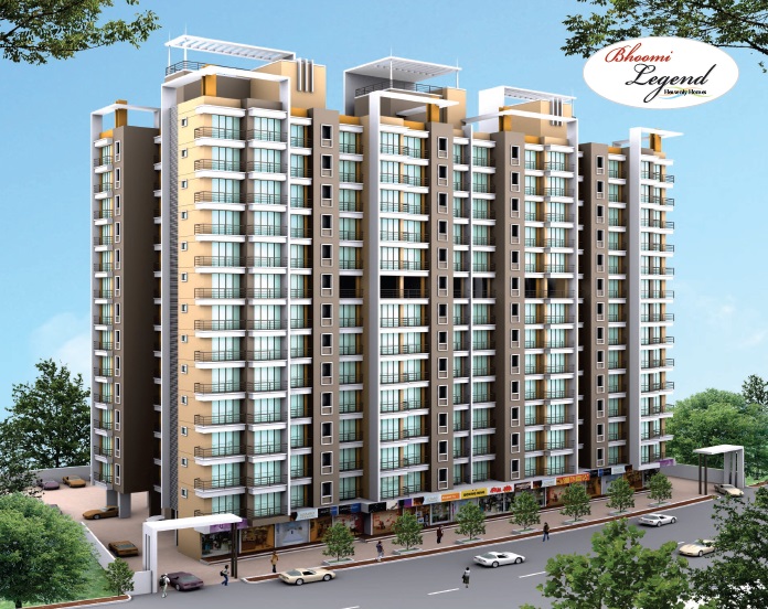 1 BHK Semi-Furnished in Bhoomi Legend , Kandivali East