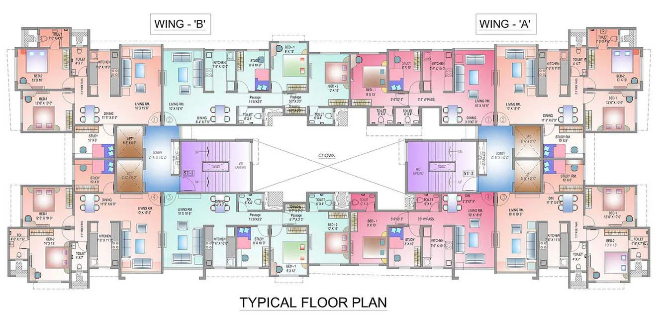 Harmony, Kandivali West — floor plan 1