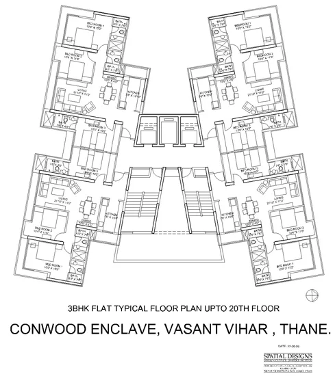 Conwood Enclave, Thane West — floor plan 1