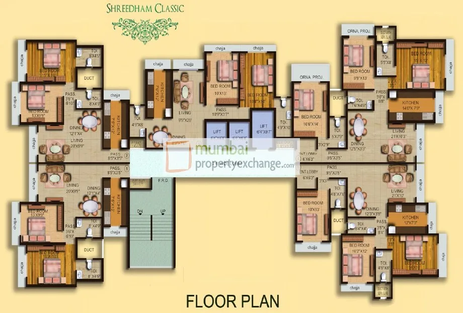 Shreedham Classic, Goregaon West — floor plan 1