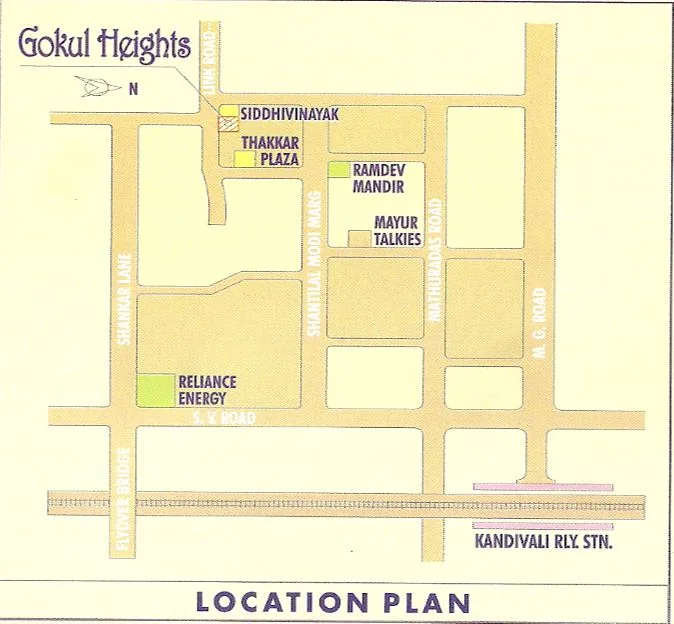 Gokul Heights, Kandivali West — floor plan 2
