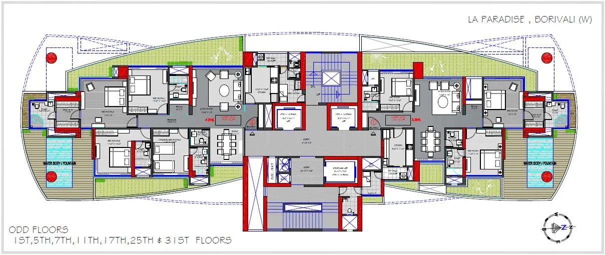 One Aquaria, Borivali West — floor plan 1