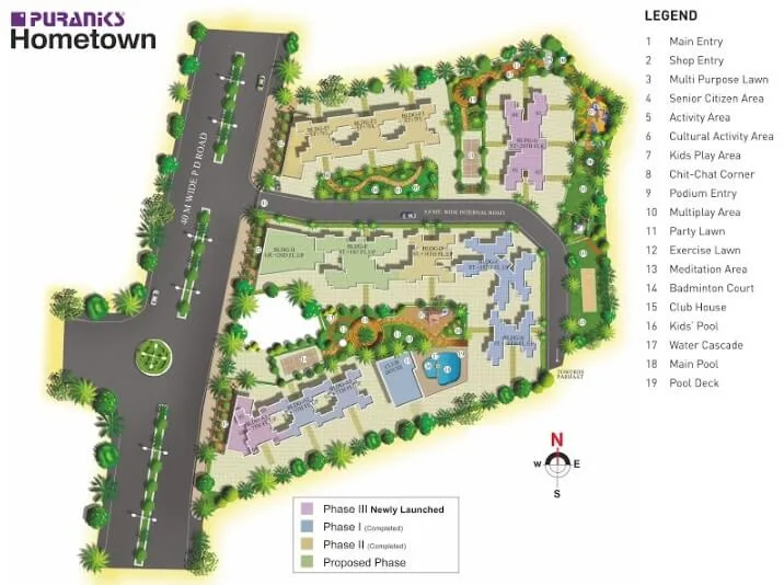 Puranik Hometown, Thane West — floor plan 1