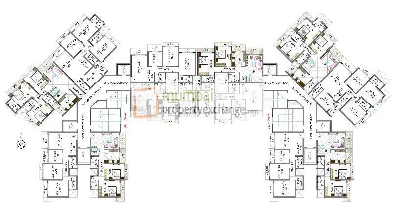 Aryavarta, Dahisar East — floor plan 1