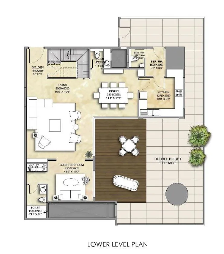 Indiabulls Sky Forest, Lower Parel — floor plan 1