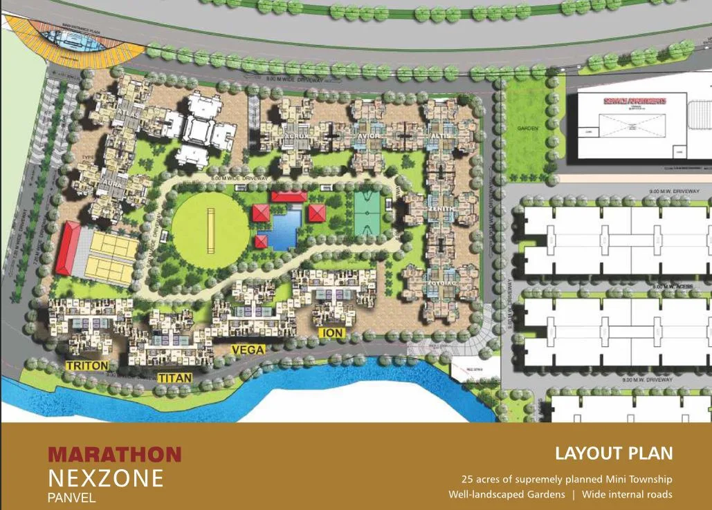 Marathon Nexzone, New Panvel — floor plan 1
