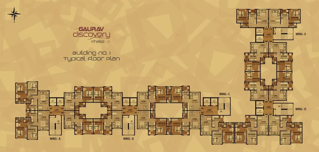 Gaurav Discovery I, Malad West — floor plan 1