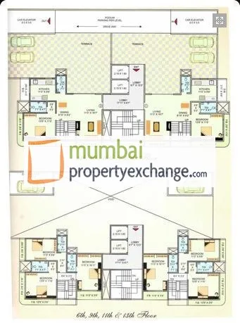 Rishabh Heights, Borivali West — floor plan 1