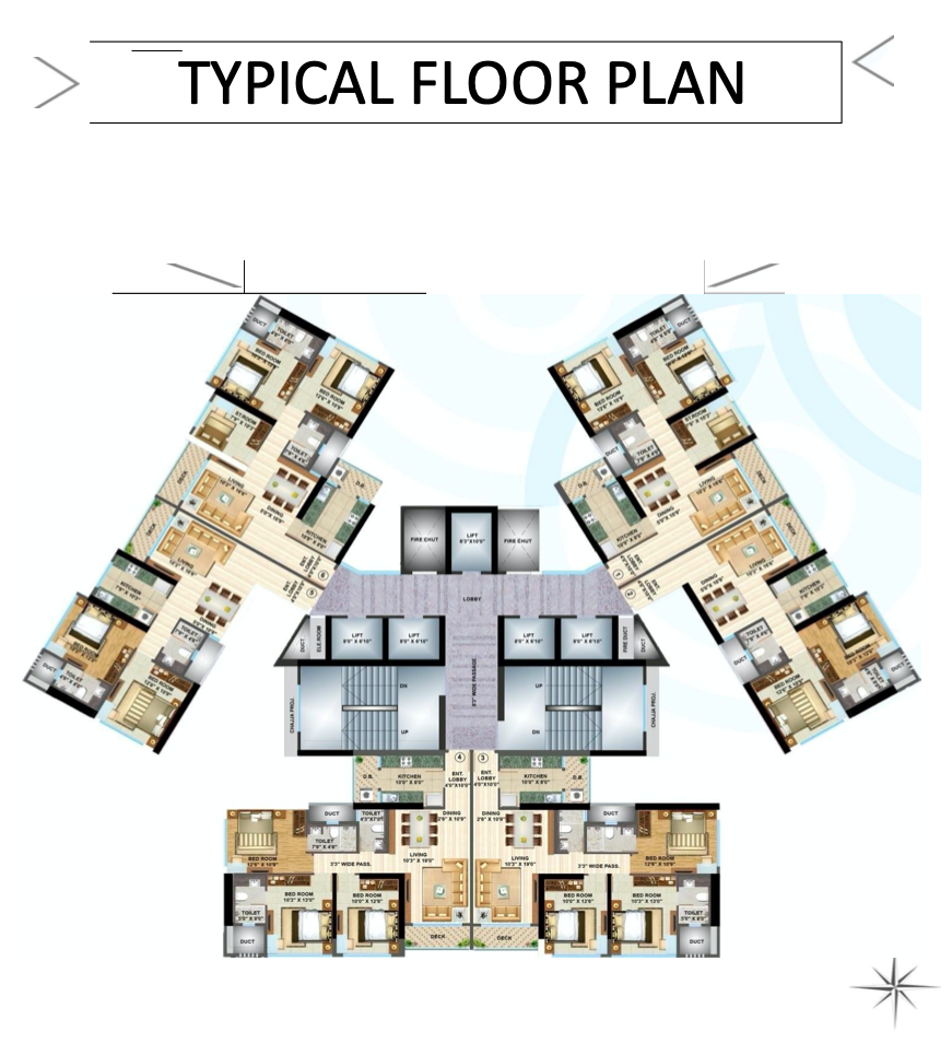 Lotus Sky Gardens, Malad West — floor plan 1