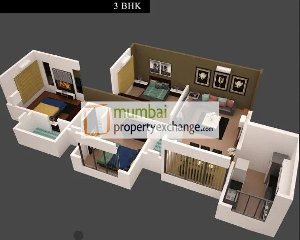 X Point, Kandivali West — floor plan 1