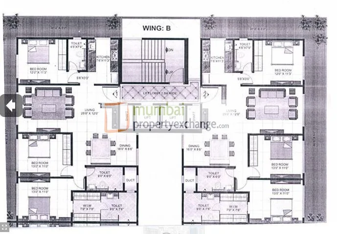 11 West, Juhu — floor plan 1