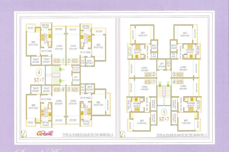 Ostwal Heights, Mira Road — floor plan 1