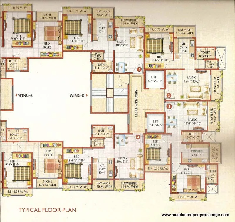 Sat Swarup, Chembur — floor plan 1