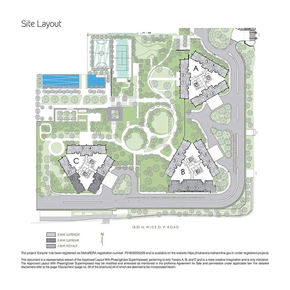Oberoi Esquire, Goregaon East — floor plan 1