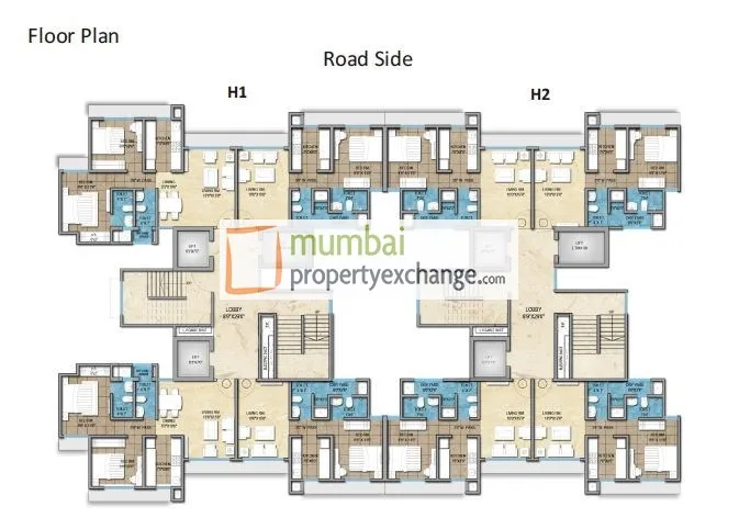 Vihang Valley Rio, Thane West — floor plan 1