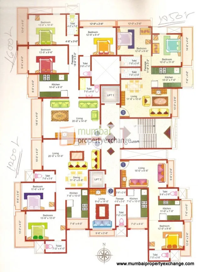 Shree Nikunj, Kandivali West — floor plan 1