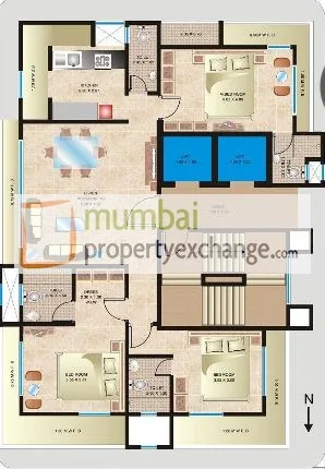 Sanskriti, Borivali East — floor plan 1