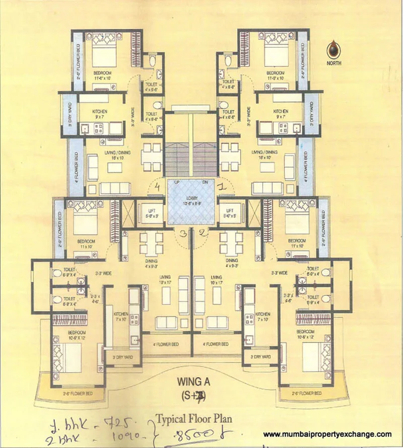 Kailash Heights, Kandivali West — floor plan 1