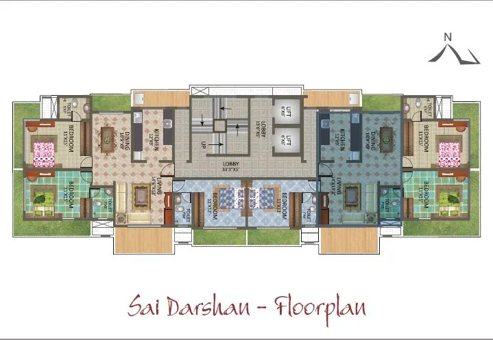 Sai Darshan, Andheri West — floor plan 1
