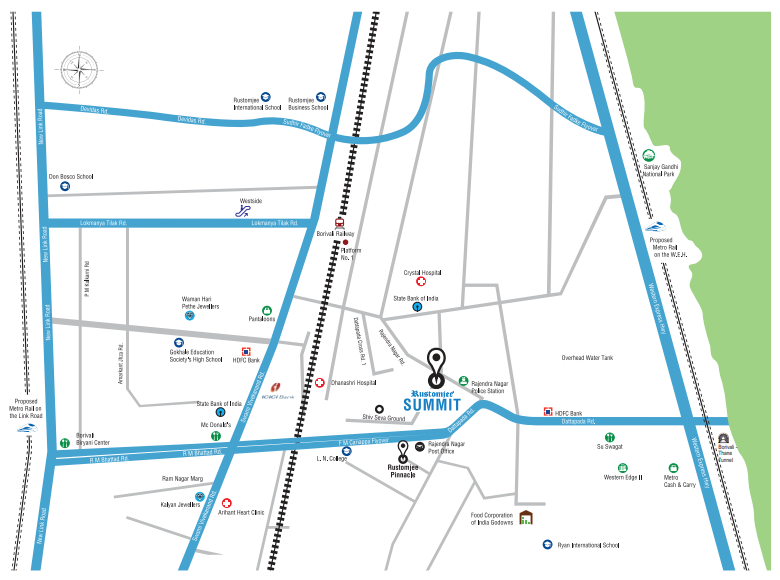 Rustomjee Summit, Borivali East — floor plan 2