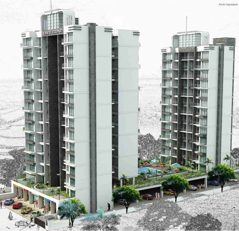 3 BHK Semi-Furnished in Grey Stone , Ulwe