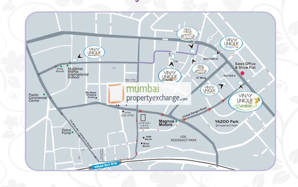 Vinay Unique Gardens, Virar — floor plan 2