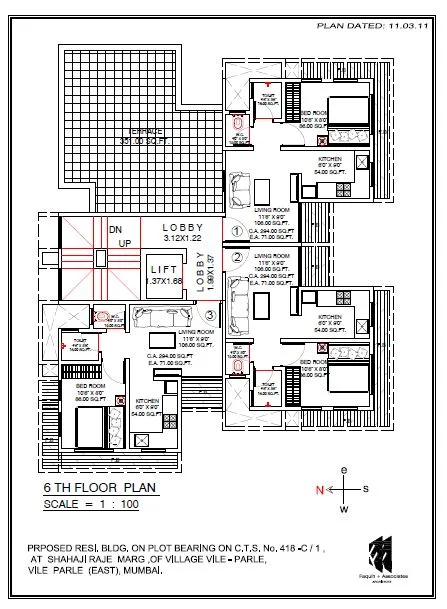 Neumec Godavari, Vile Parle East — floor plan 1