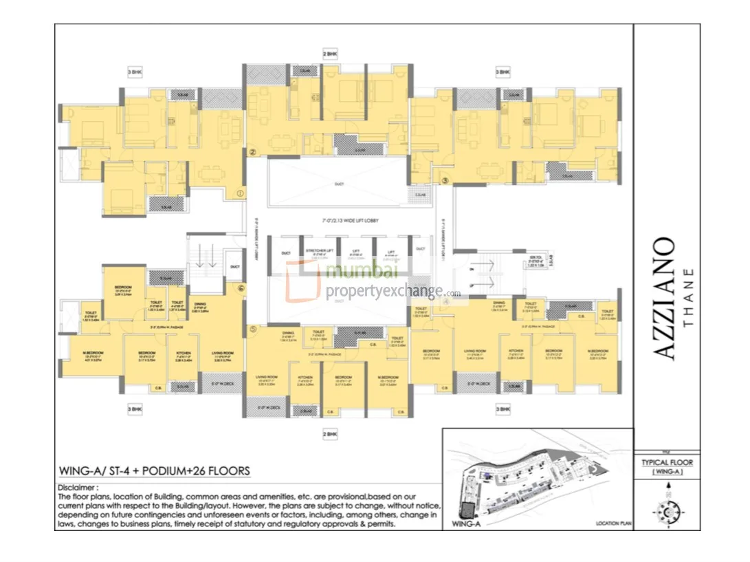 Rustomjee Azziano, Thane West — floor plan 1