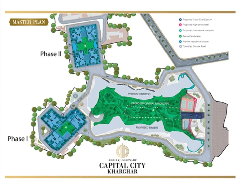 Adhiraj Samyama Tower 2A, Kharghar — floor plan 1