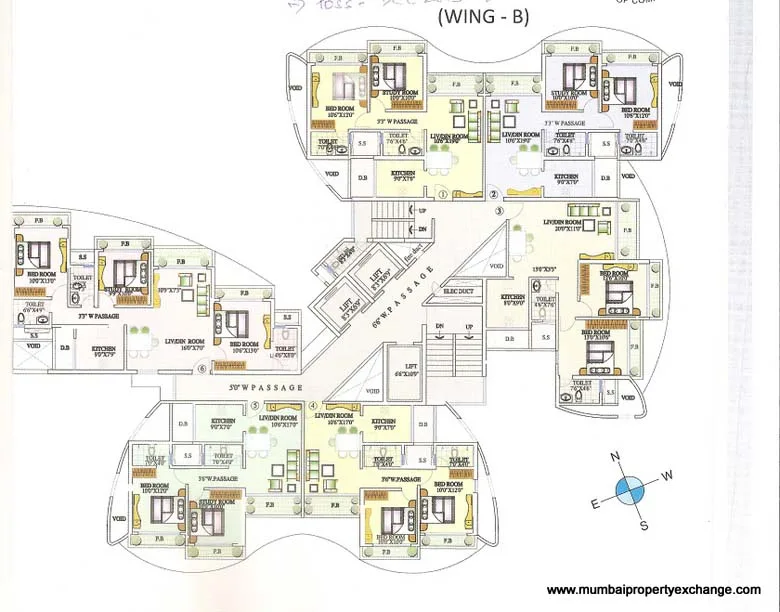 Universal Cubical, Jogeshwari — floor plan 1