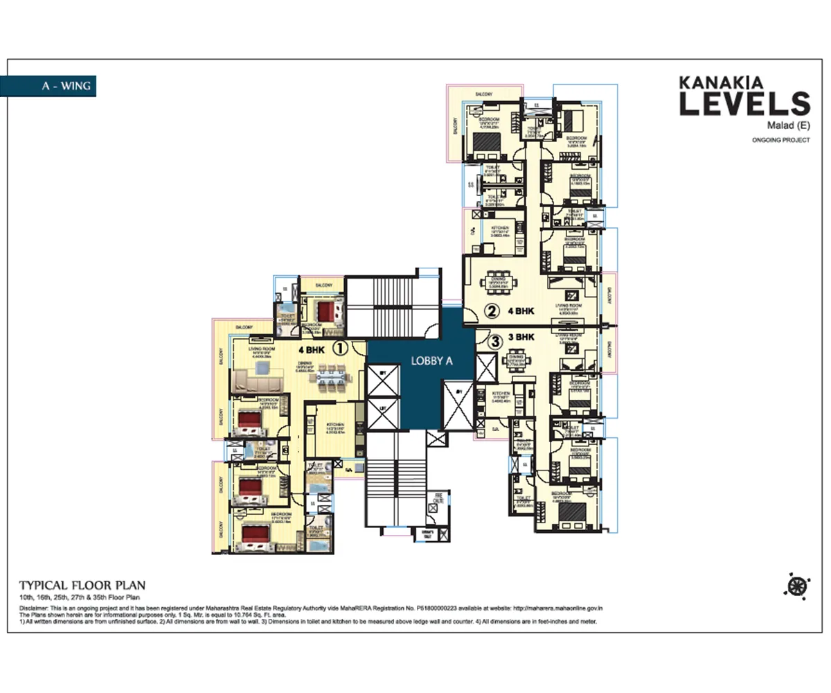 Kanakia Levels, Malad East — floor plan 1