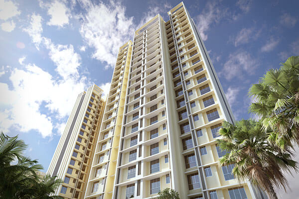 1 Semi-Furnished in Raunak Heights , Thane West