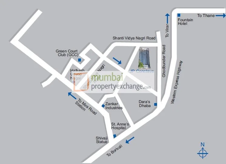 Jp North Elara, Mira Road — floor plan 2