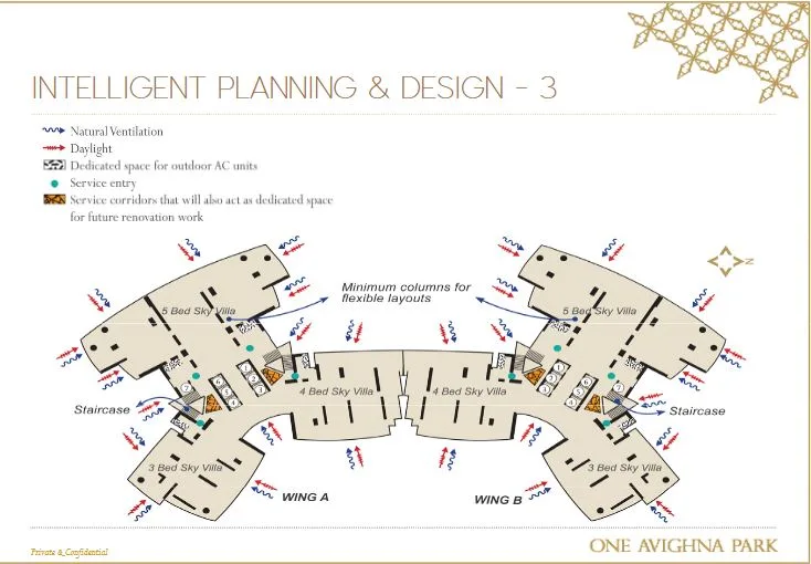 One Avighna Park, Lower Parel — floor plan 1