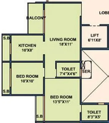 National Harmony, New Panvel — floor plan 1