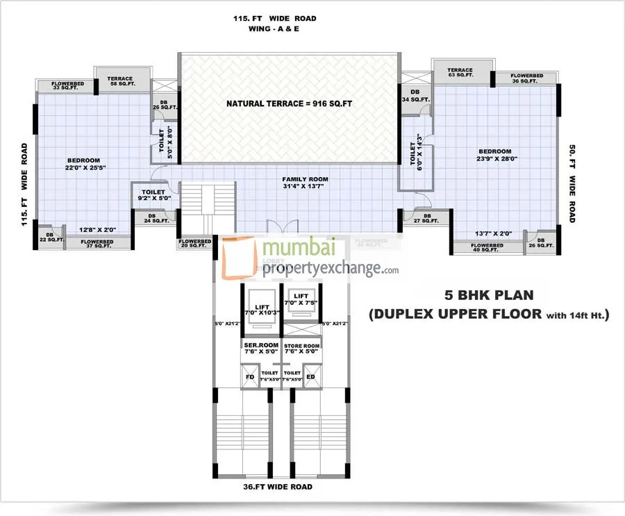 Shah Kingdom, Kharghar — floor plan 1