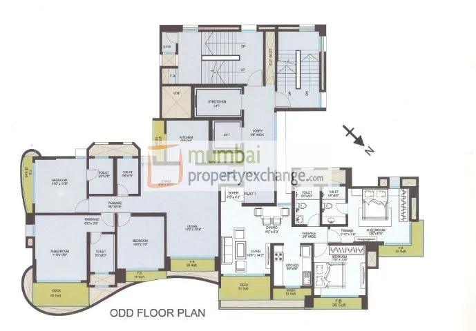 Zinnia, Kharghar — floor plan 1