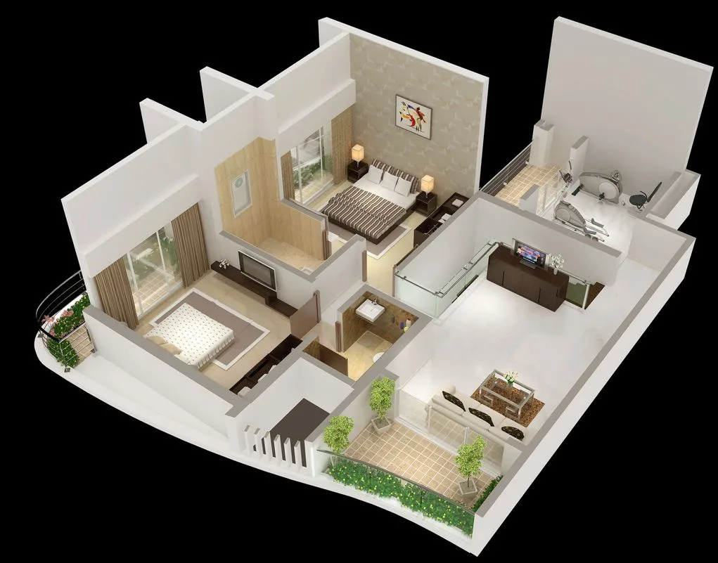 Satra Park, Borivali West — floor plan 1